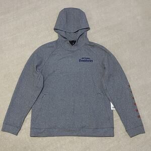 Lululemon X Washington Wizards Textured Double Knit Cotton Hoodie Sz Large Gray